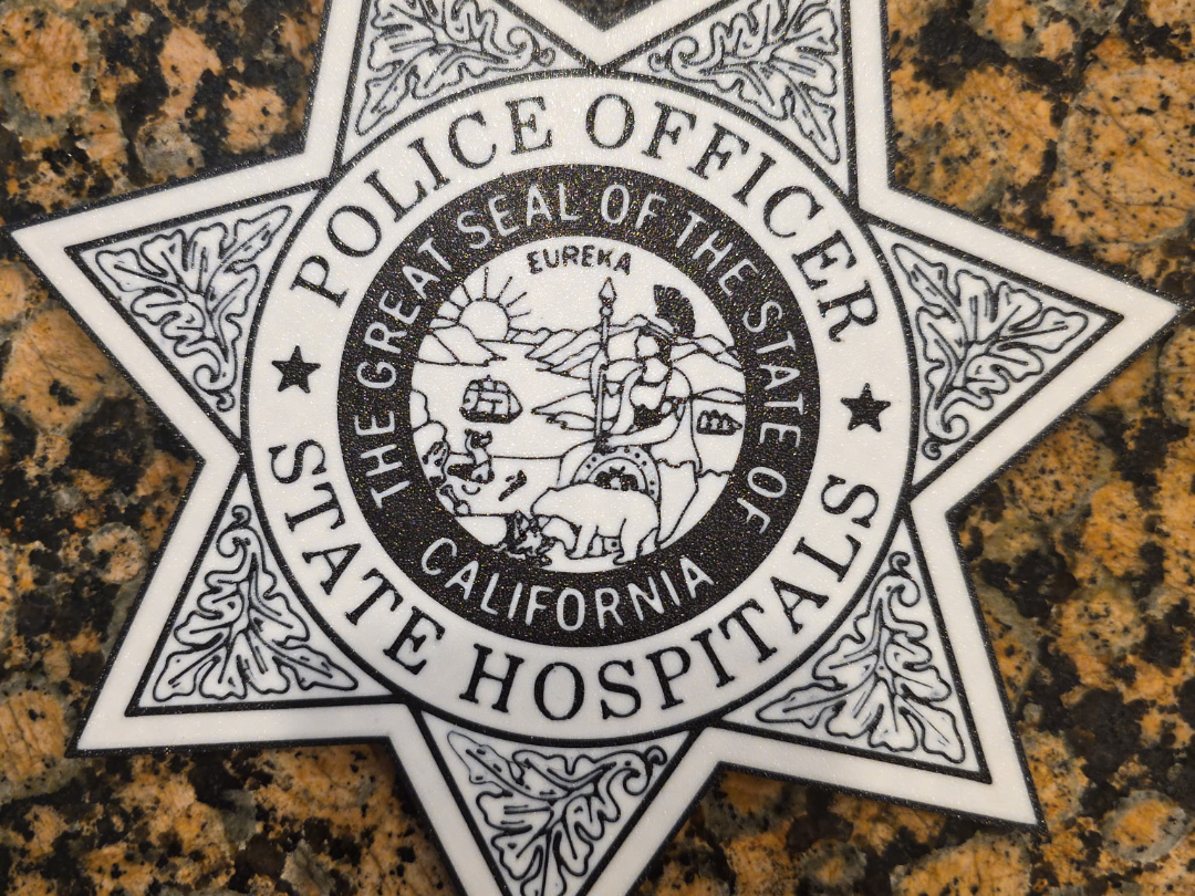 Patton Badge with loop