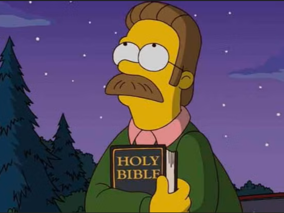 Ned Flanders Holy Bible
