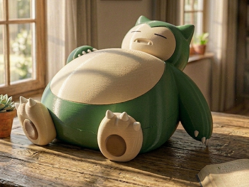 Realistic Snorlax Figure