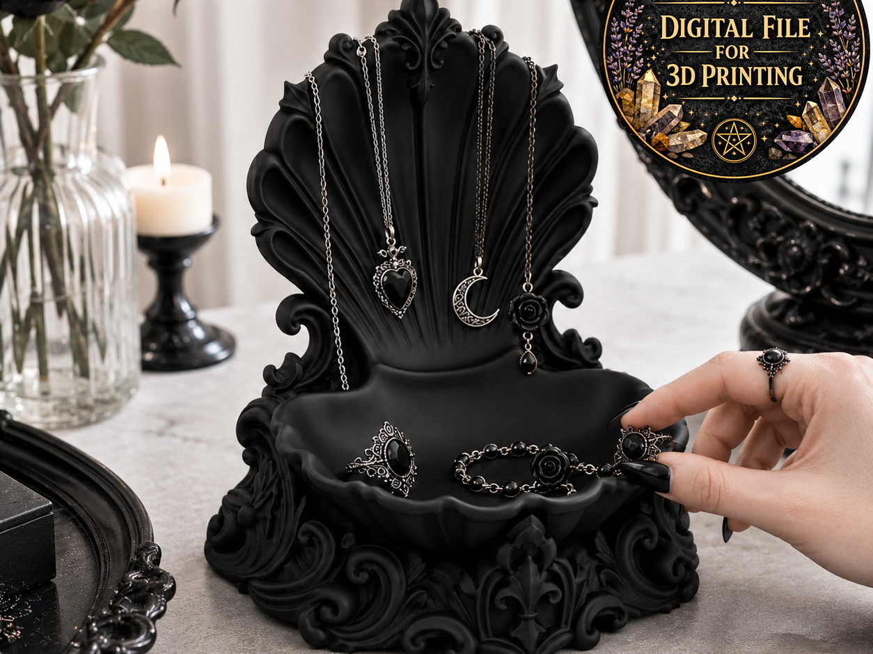 Goth Jewelry Holder Gothic Necklace Organizer