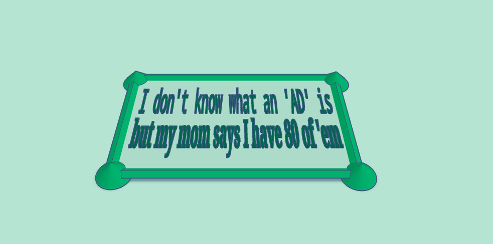 ADHD sign