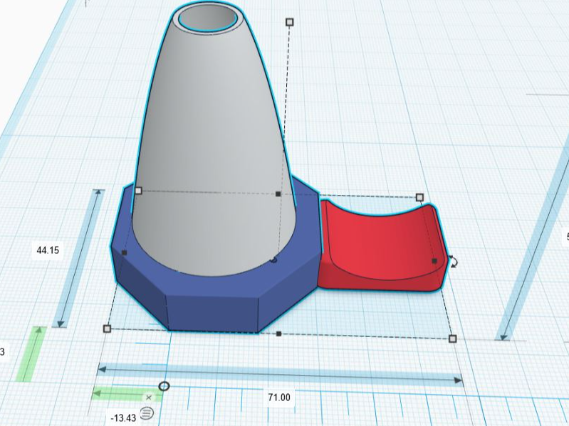 Adapter vacuum blower turbofan