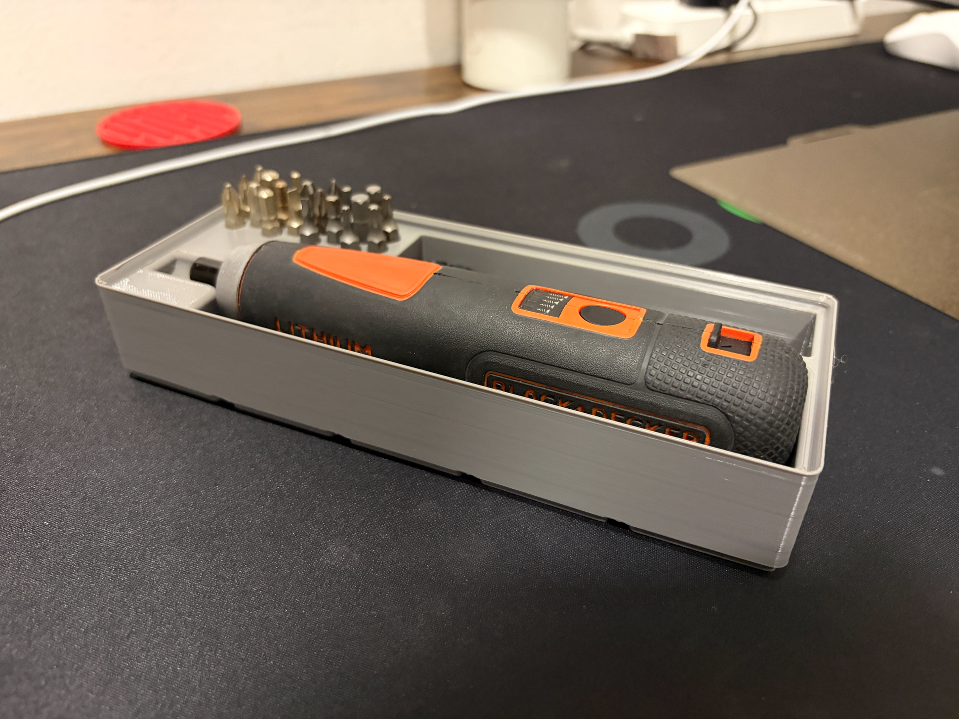 Gridfinity Generic Electric Screwdriver Holder