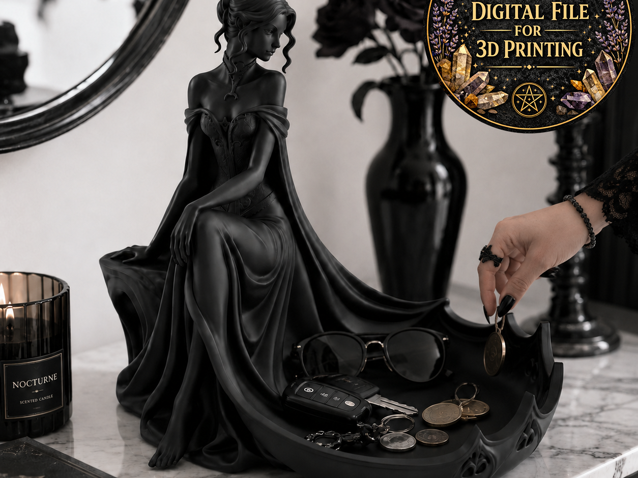 Goth Lady Catchall Organizer