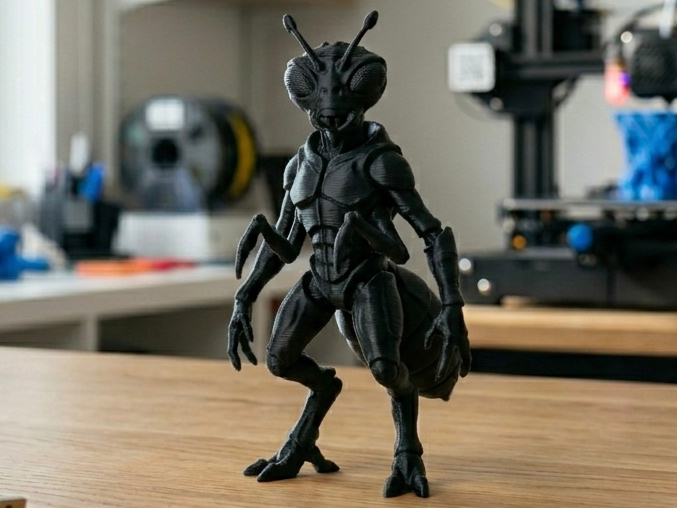 Insectoid Alien Creepy Sci-Figurine