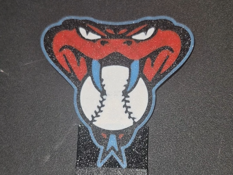 Diamondbacks+snake+logo hardhat clip