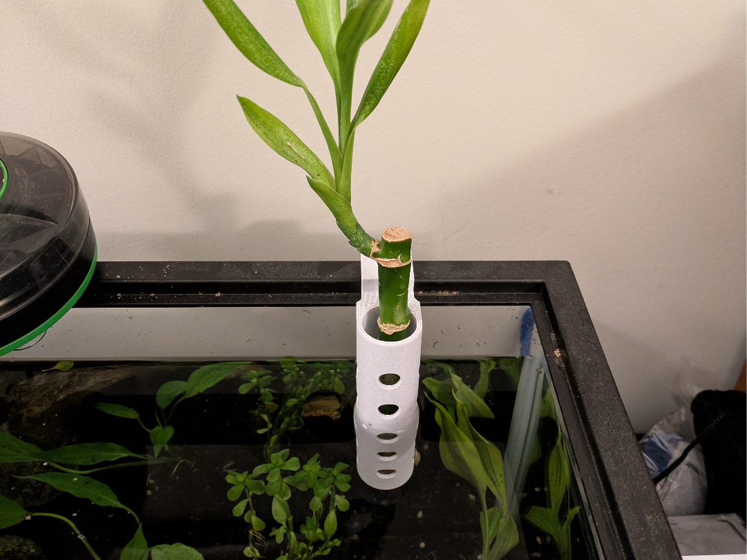 Aquarium Bamboo Planter