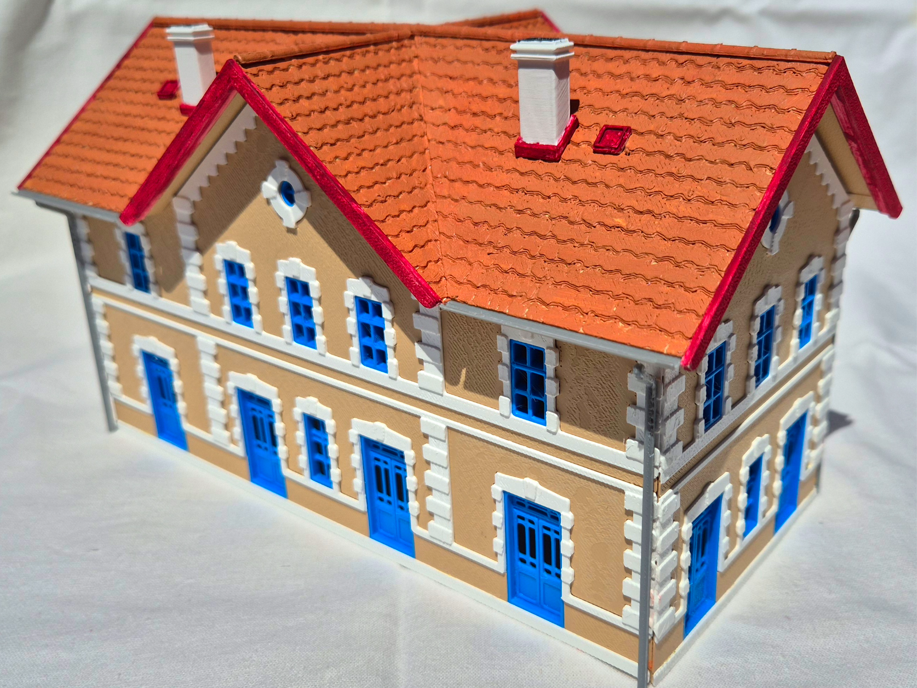 H0 scale Dorog railway station
