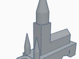 Maquette de Notre Dame du rosaire Lourdes