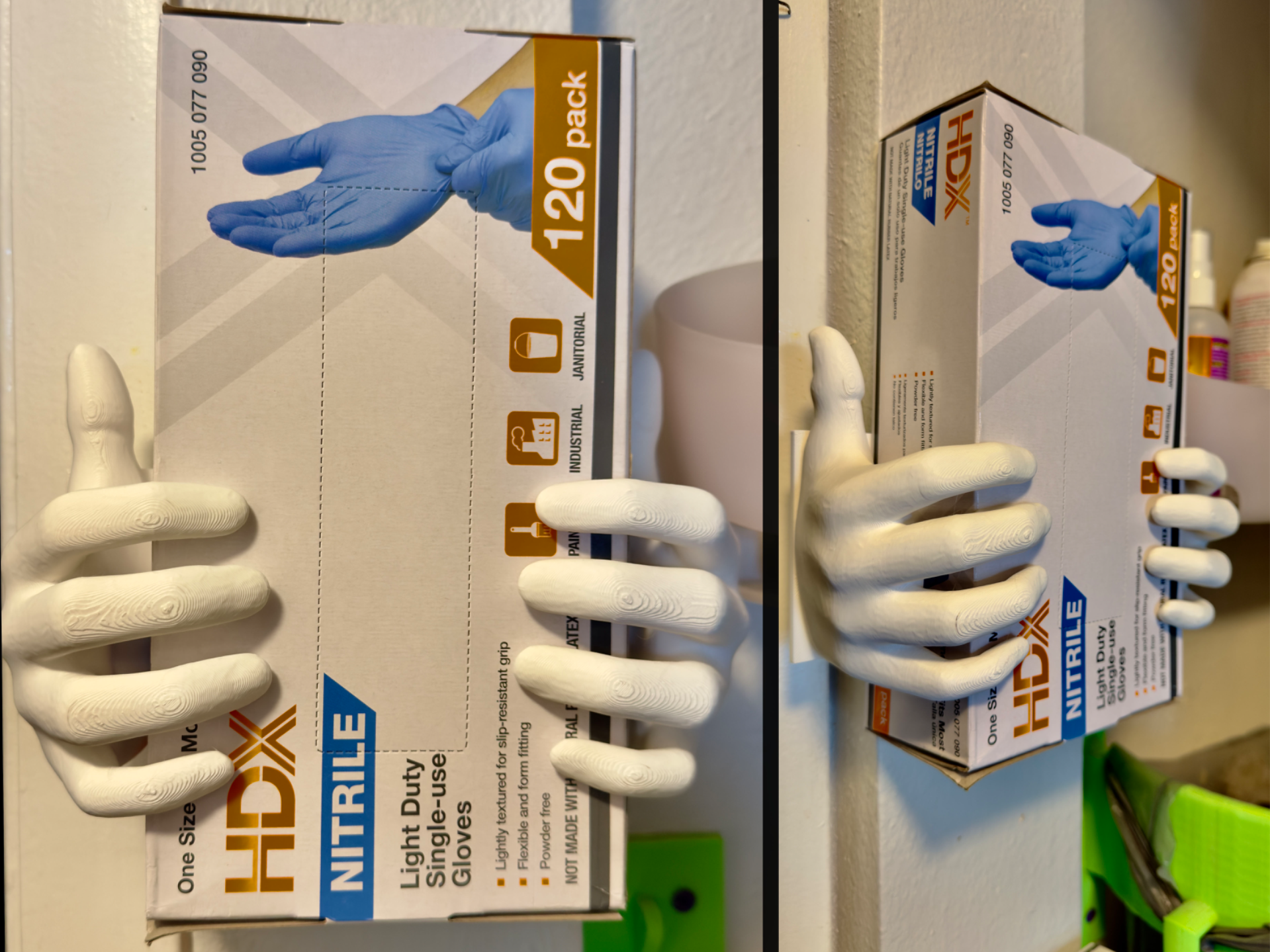 handy disposable glove box holder for HDX 120