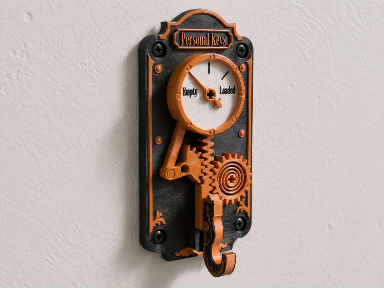 Steampunk Key Rack