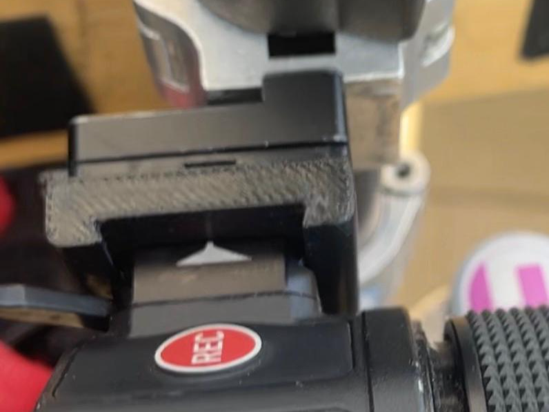 Vlock mount for ARRI viewfinder.