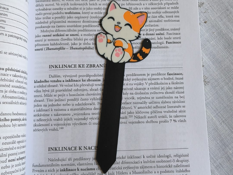 Cat bookmark