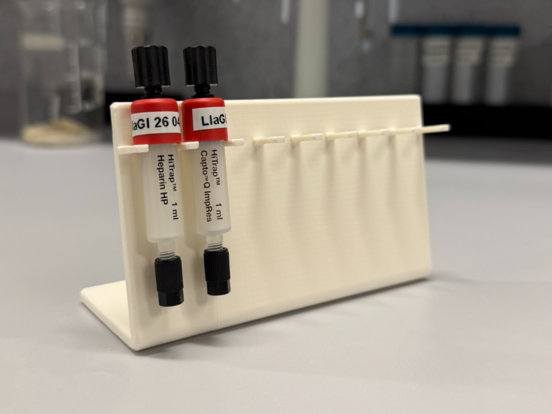 Chromatography Column Rack for Storage