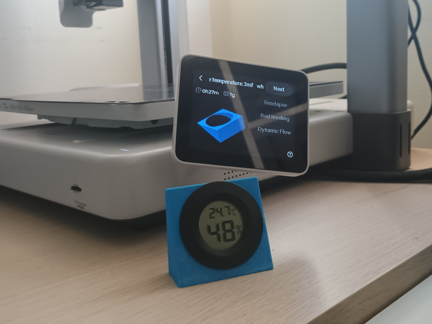 Holder for temperature and humidity sensor