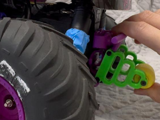 Shock Absorbing Wheelie Bar for Arrma Gorgon Quake
