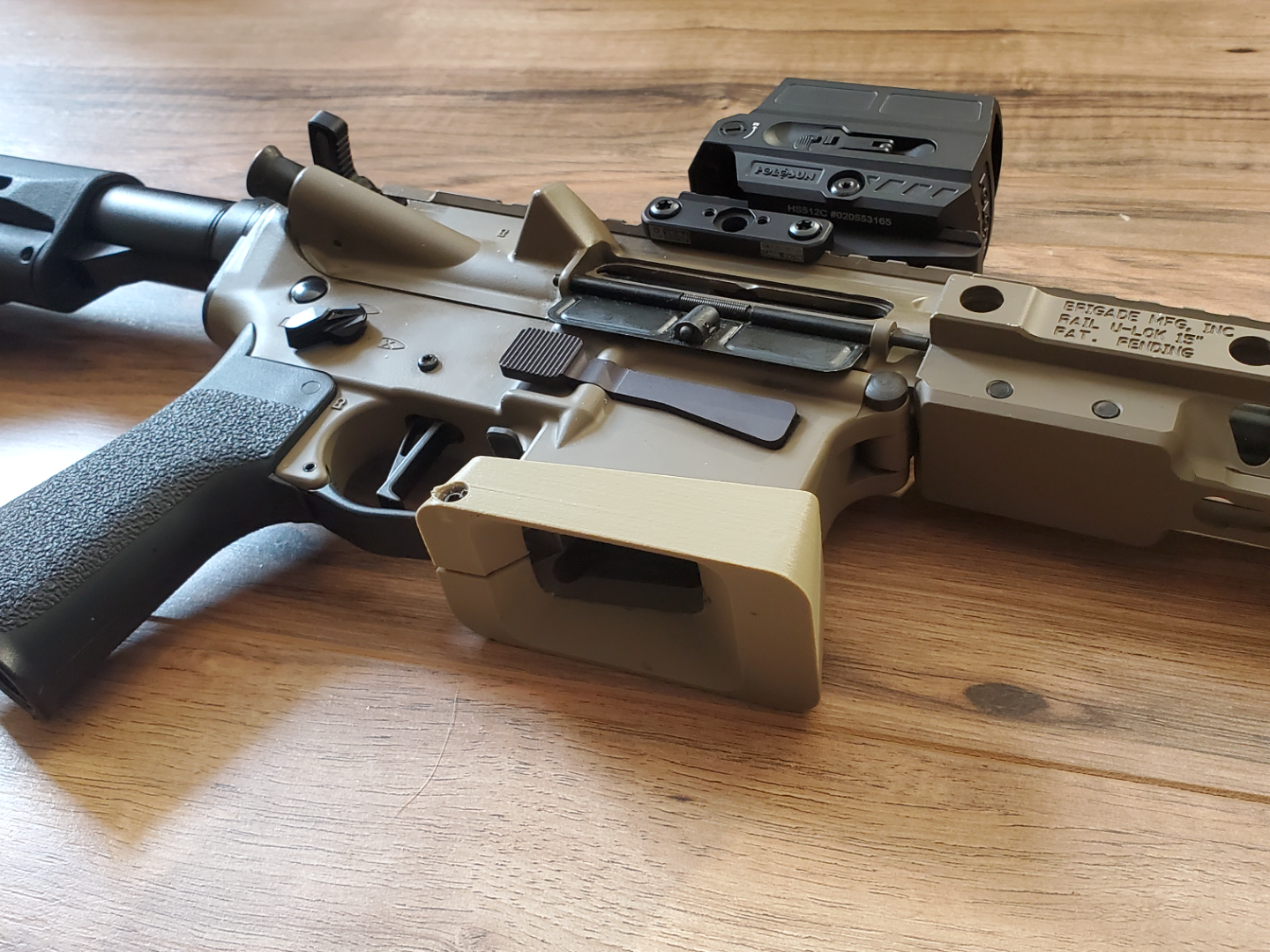 Brigade BM-9 magwell