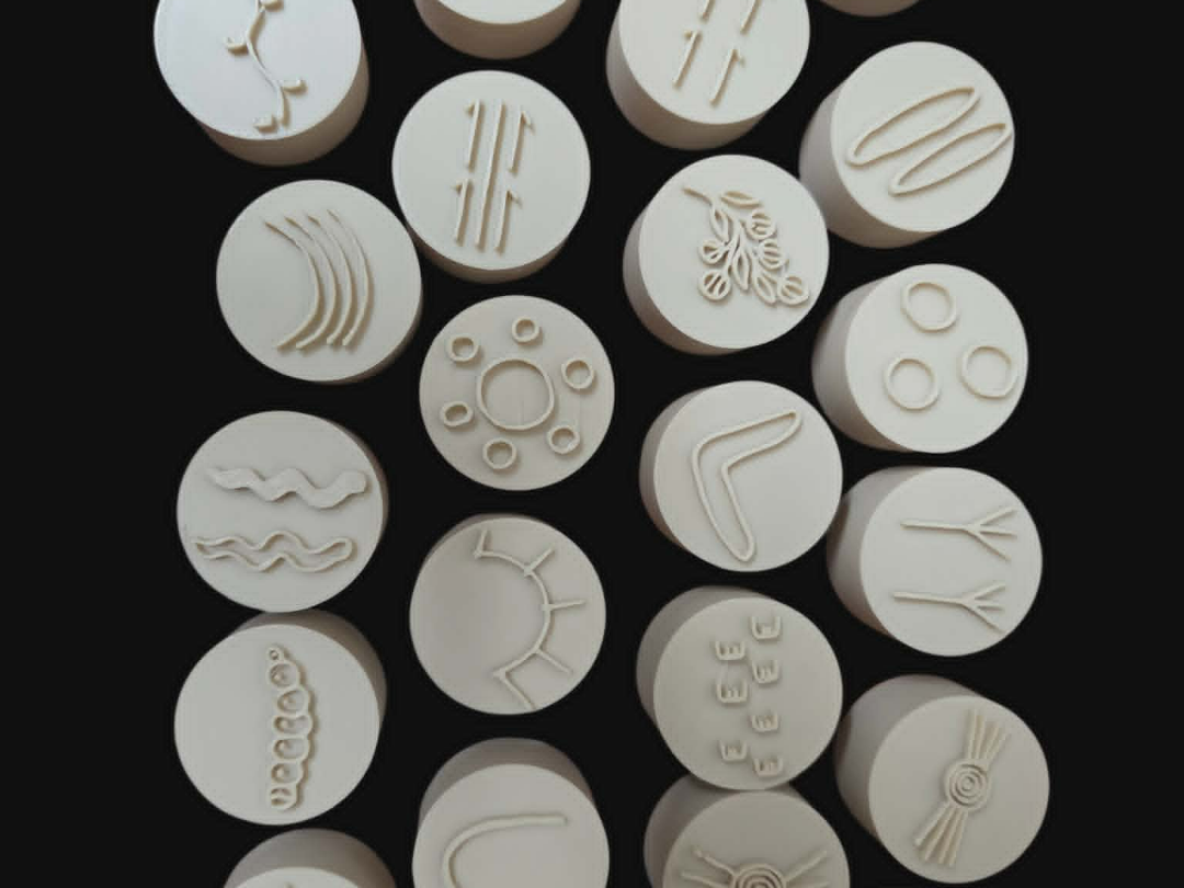 Indigenous Symbol Playdough Stamps x21