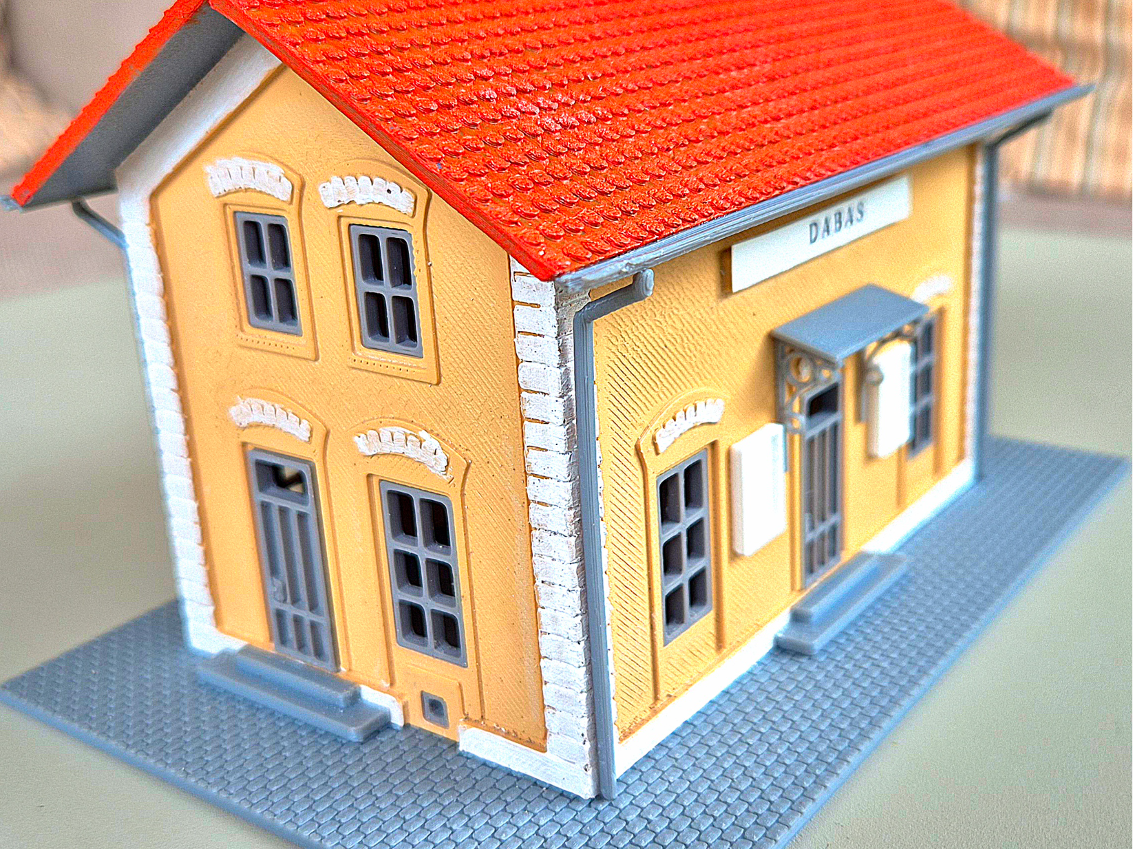 H0 scale Dabas railway station