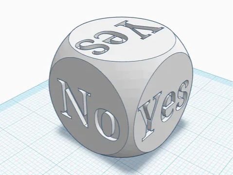 Yes or no cube