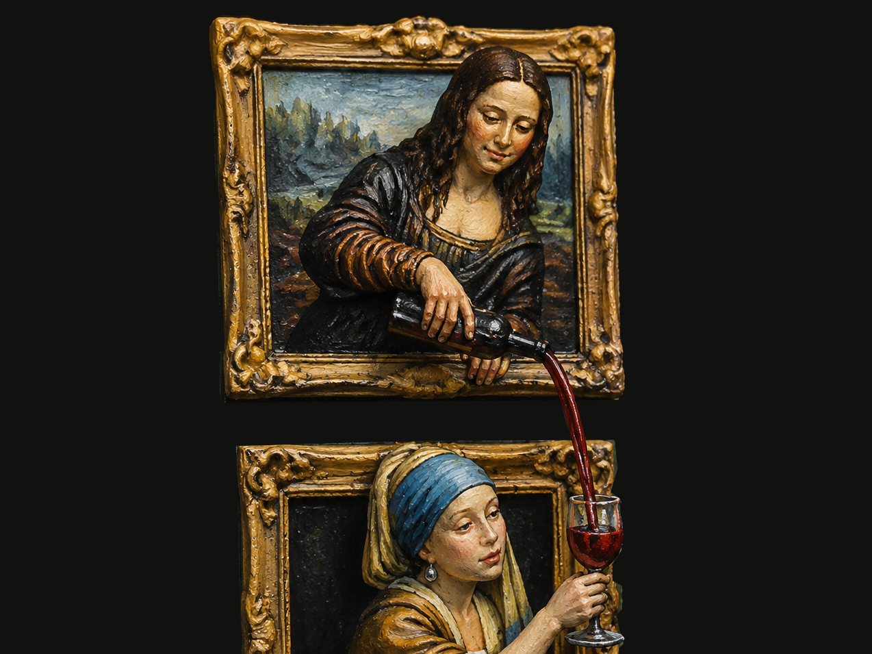 Joconde & Jeune fille à la perle