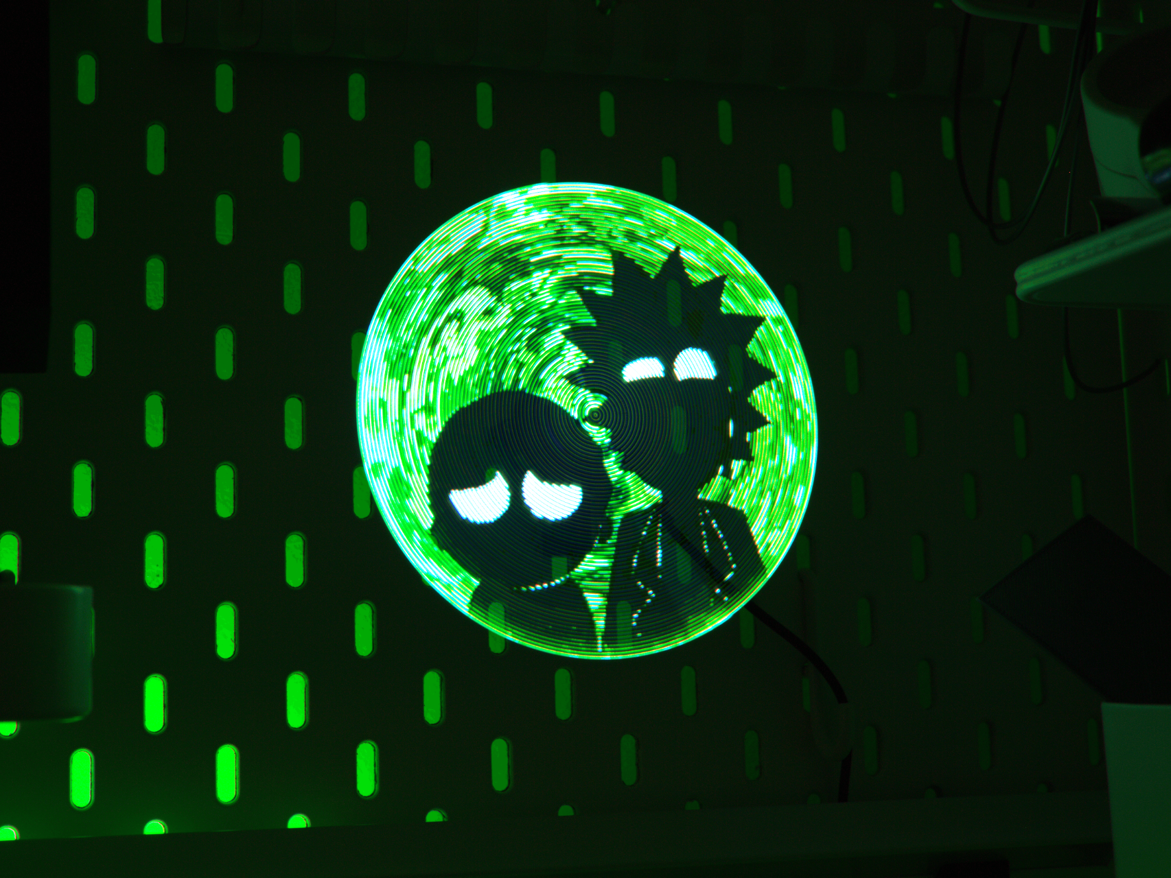 Hologram Fan Wall Mount for IKEA SKADIS