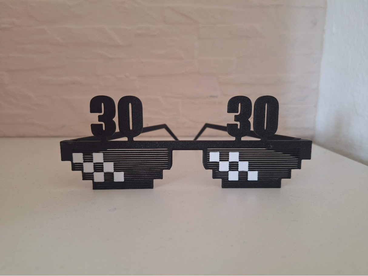 Thug Life Brille mit 30