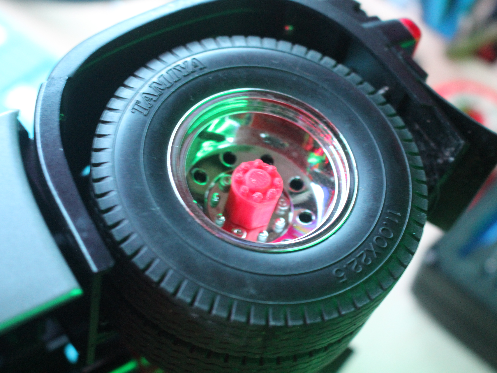 Karlz Tamiya Lorry Wheel Hubs! Clip-on Hubs