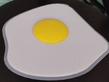oeuf au plat -fried egg => One day after Easter