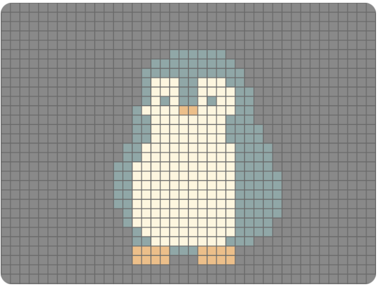 Pixel penguin