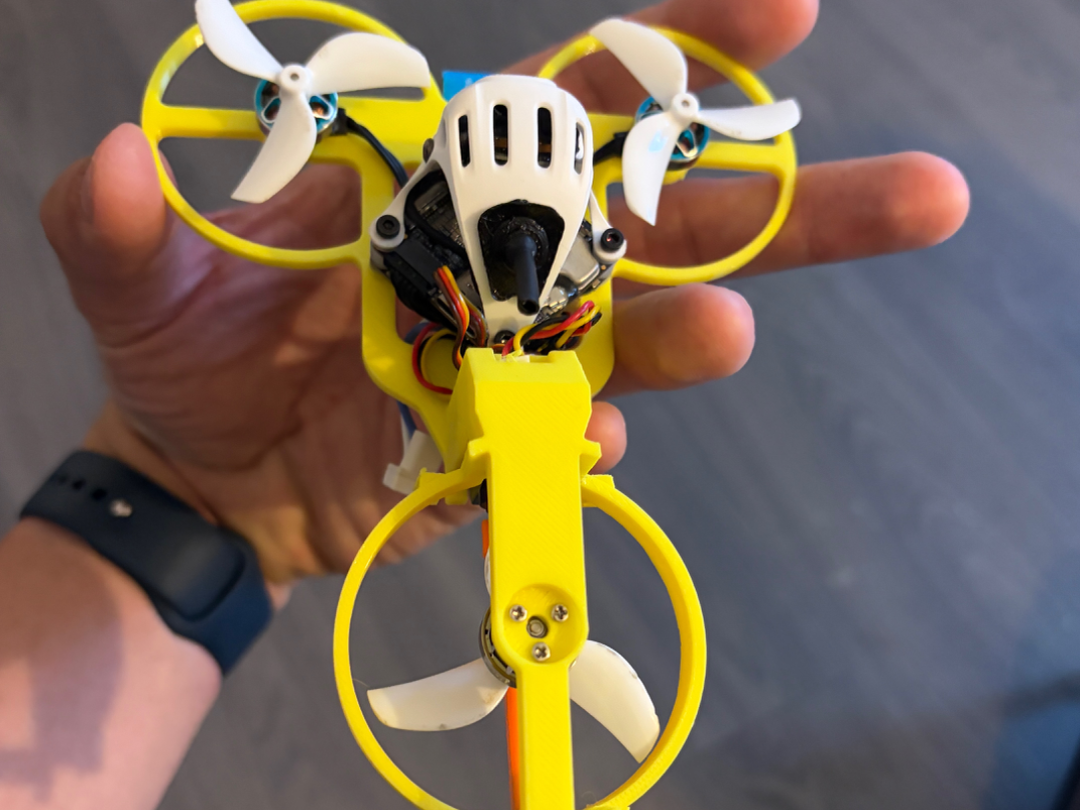 Vane tail tricopter whoop