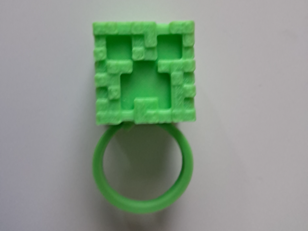 Minecraft Creeper Ring