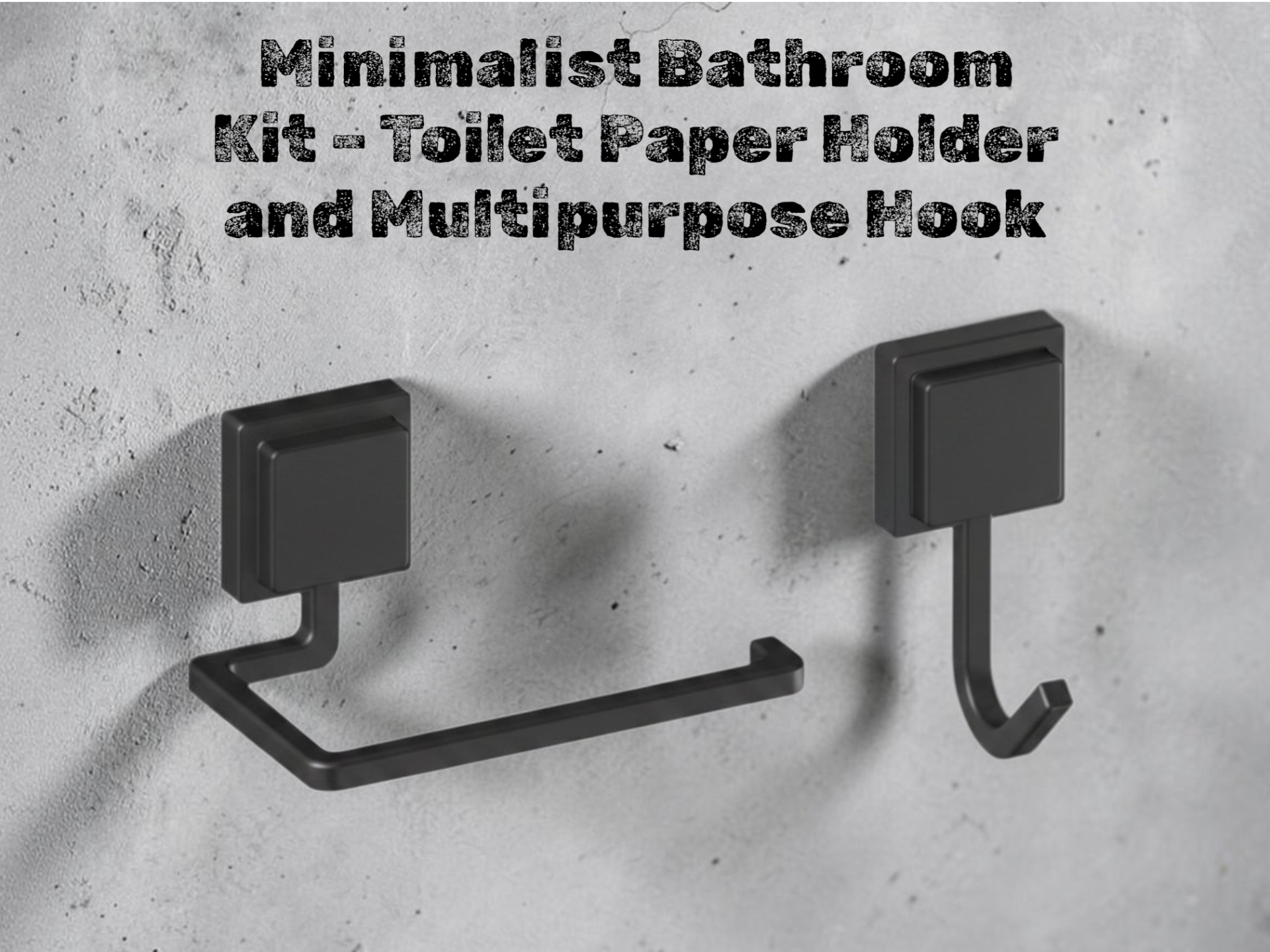 bathroom  Toilet paper holder and multi-purpose