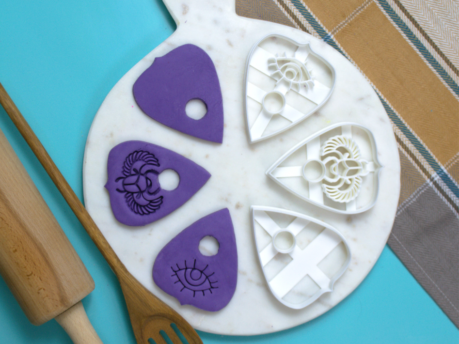 Ouija Board Planchette Cookie Cutter Set