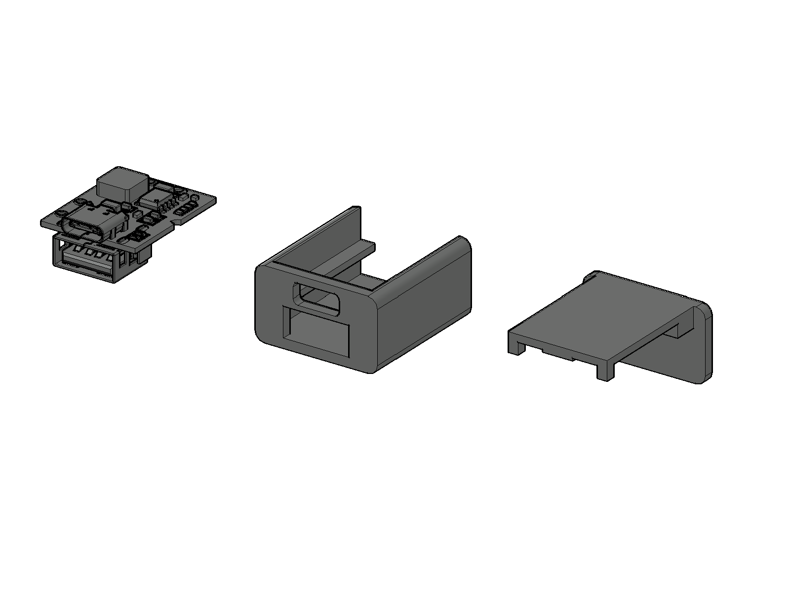 5V 2A Charge Boost Module Case