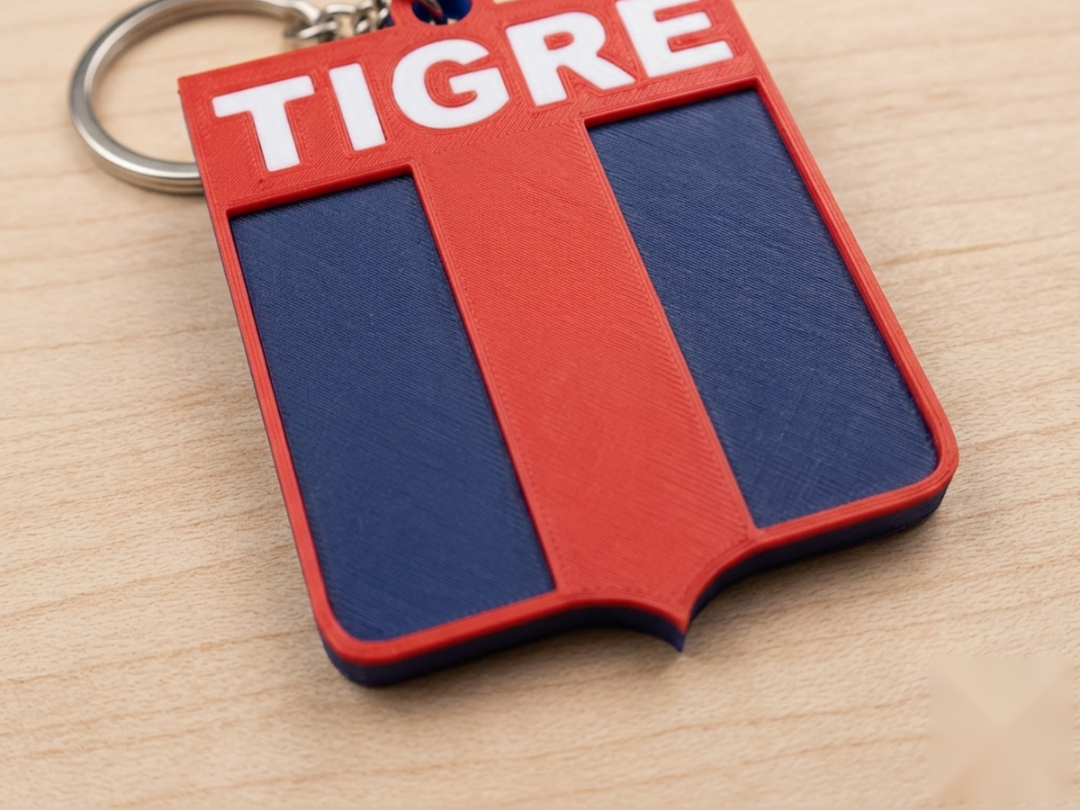 Llavero Tigre | Escudo Matador 3D