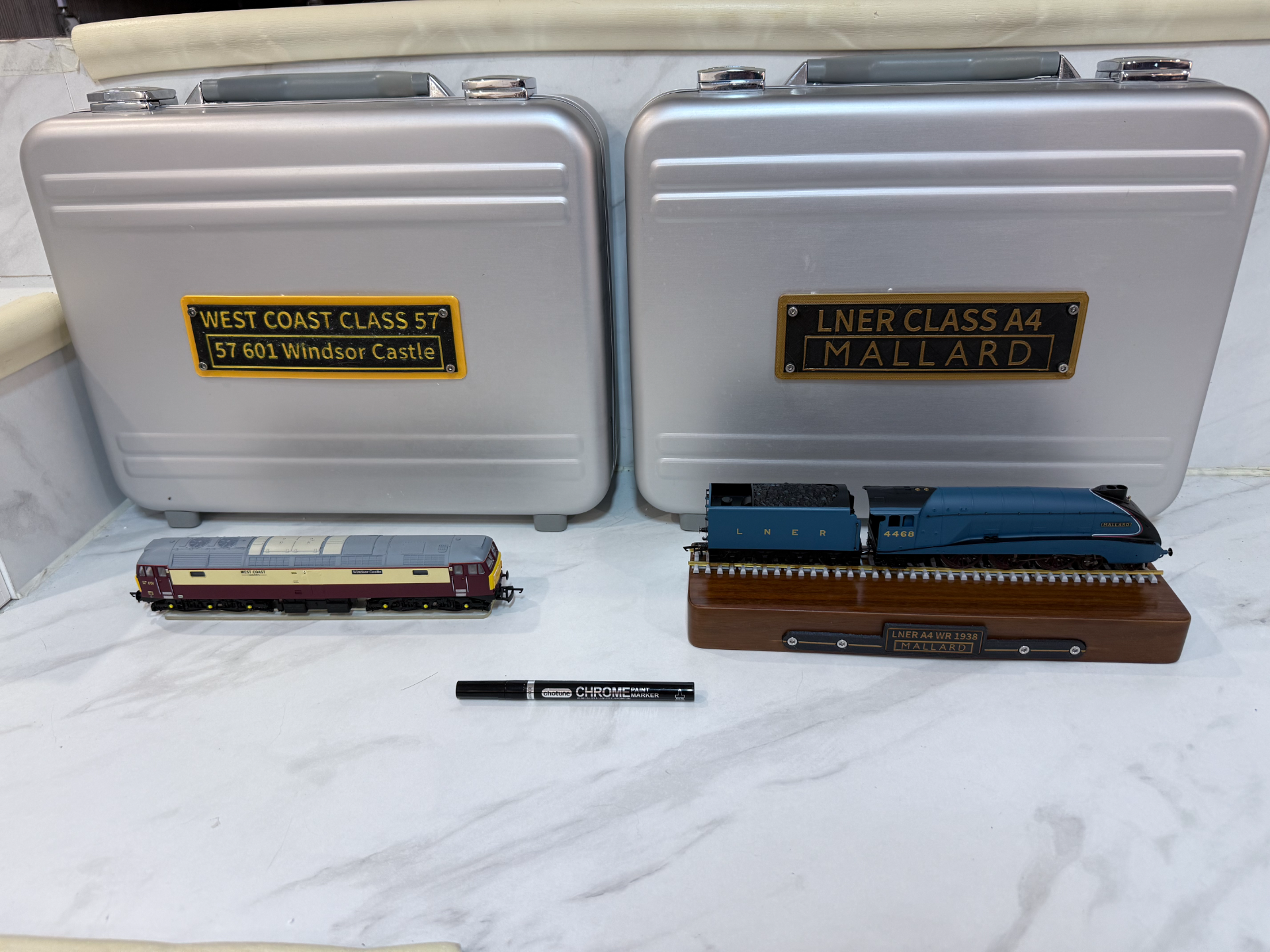 MALLARD铭牌 火车模型运输箱 HO OO N 比例 适用
