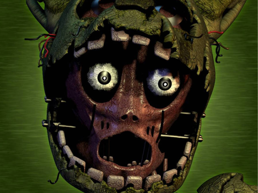pre-colored Springtrap head