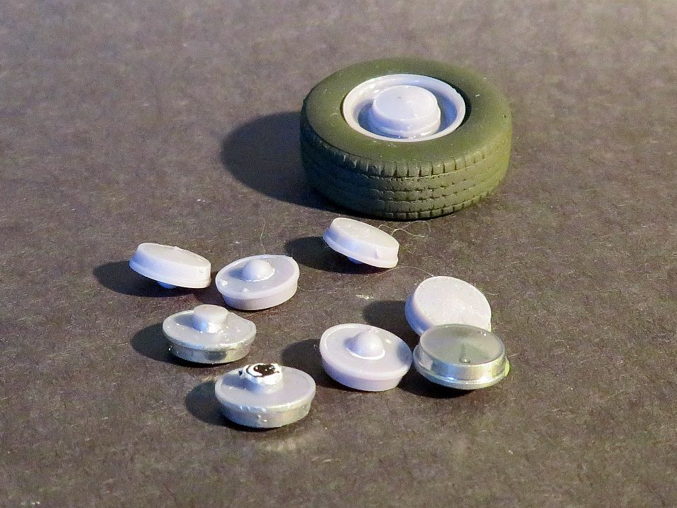 scale model dog dish hubcaps