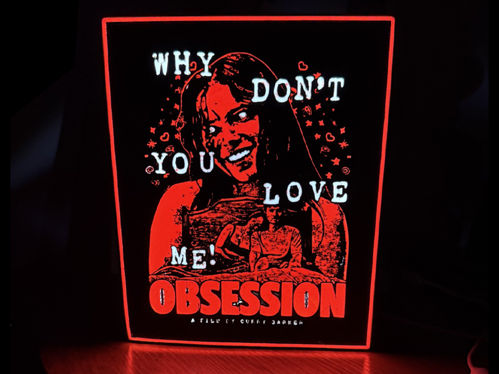 Obsession Movie Light Box 184mm x 230mm