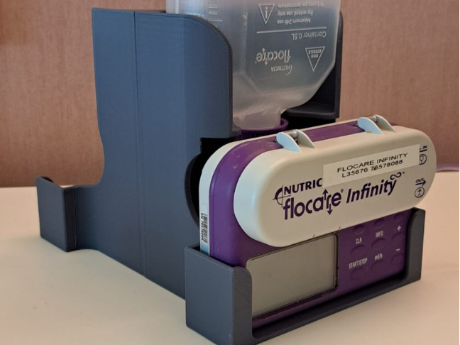 double pump holder for flocare 2 feeding pump