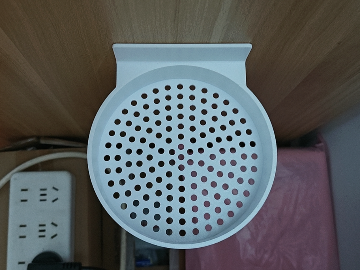 适用于直径12.5cm左右圆柱物体的墙上置物架/圆形灭蚊灯搁架
