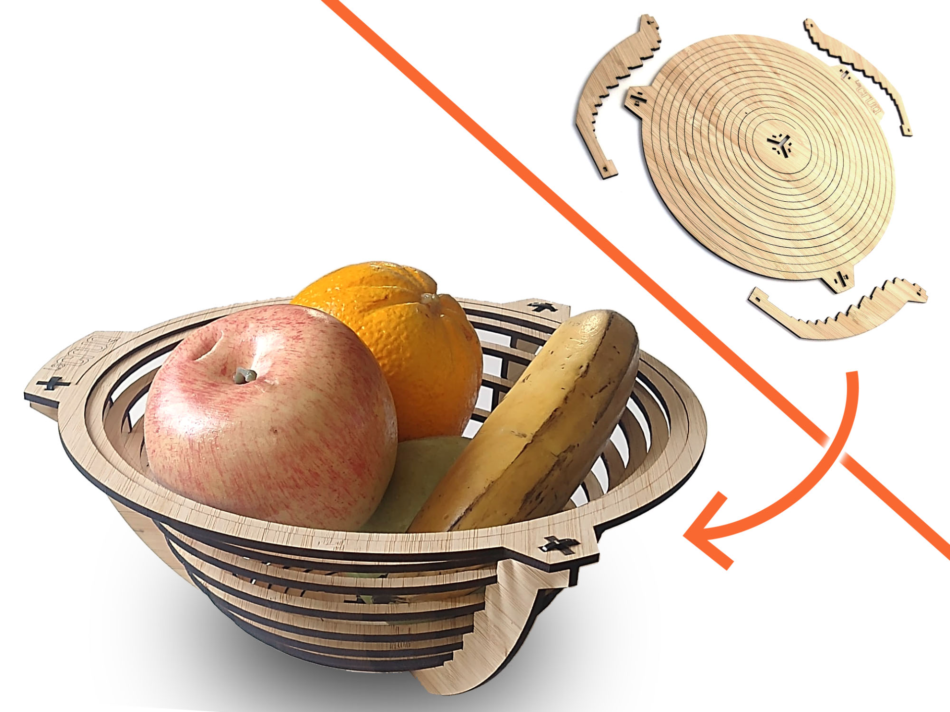 Lasercut Spiral Bowl