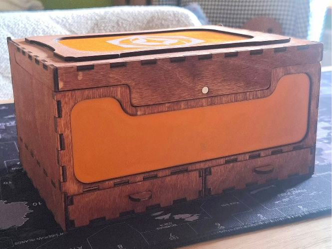 Laser Cut Card Box (holds up to 8 sets)