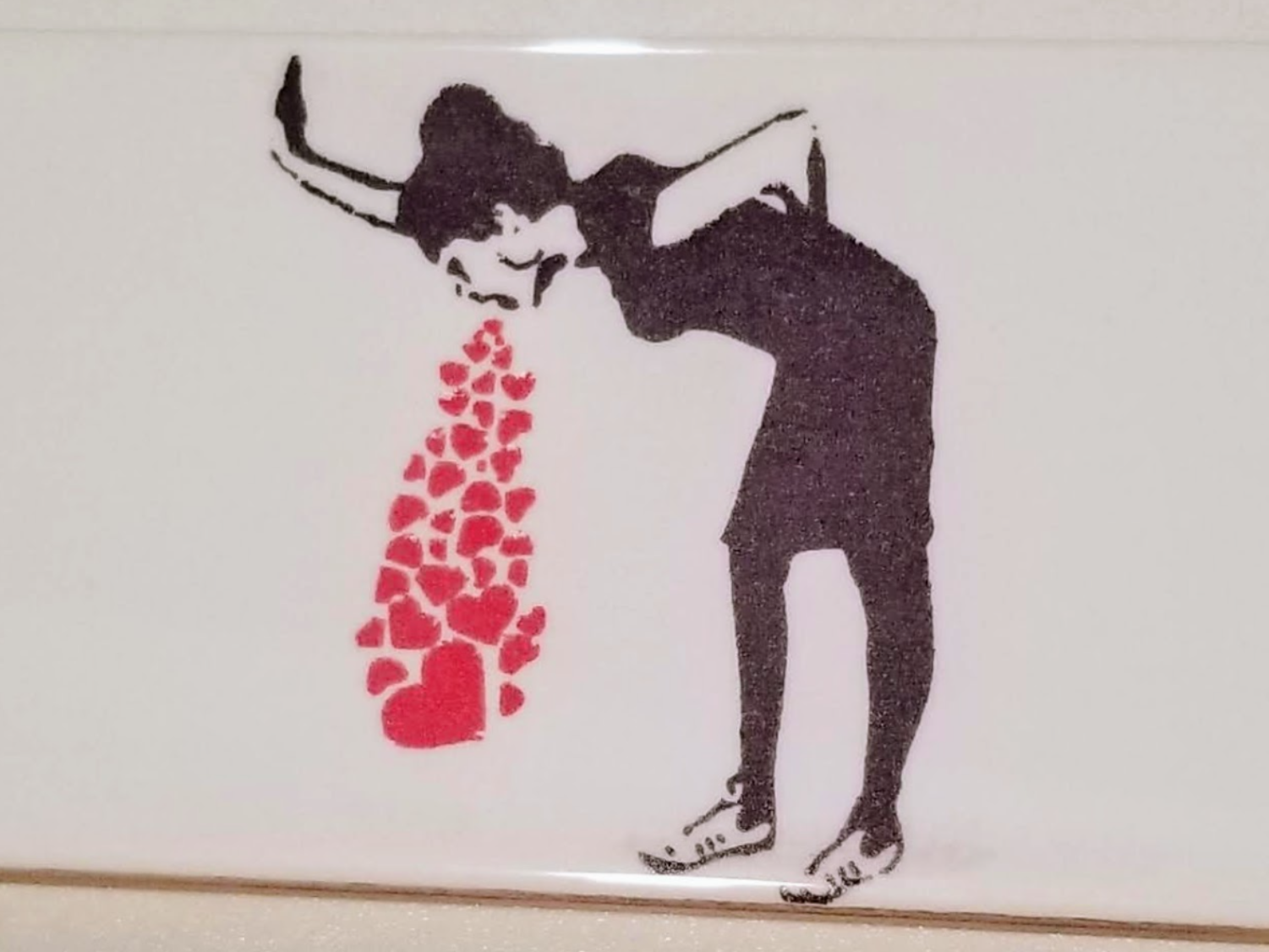 Banksy- Umbrella Girl, Vomiting girl, Balloon girl