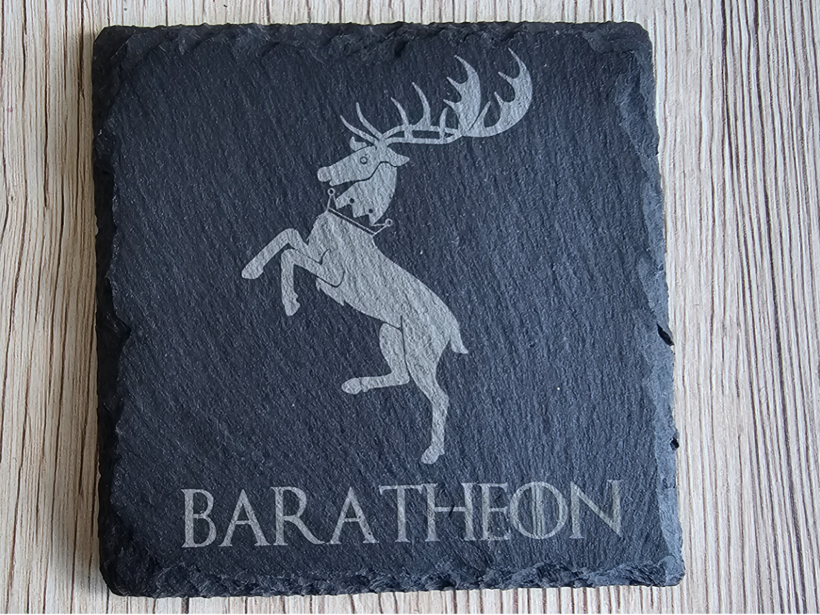 Game of Thrones Slate Coaster House Baratheon