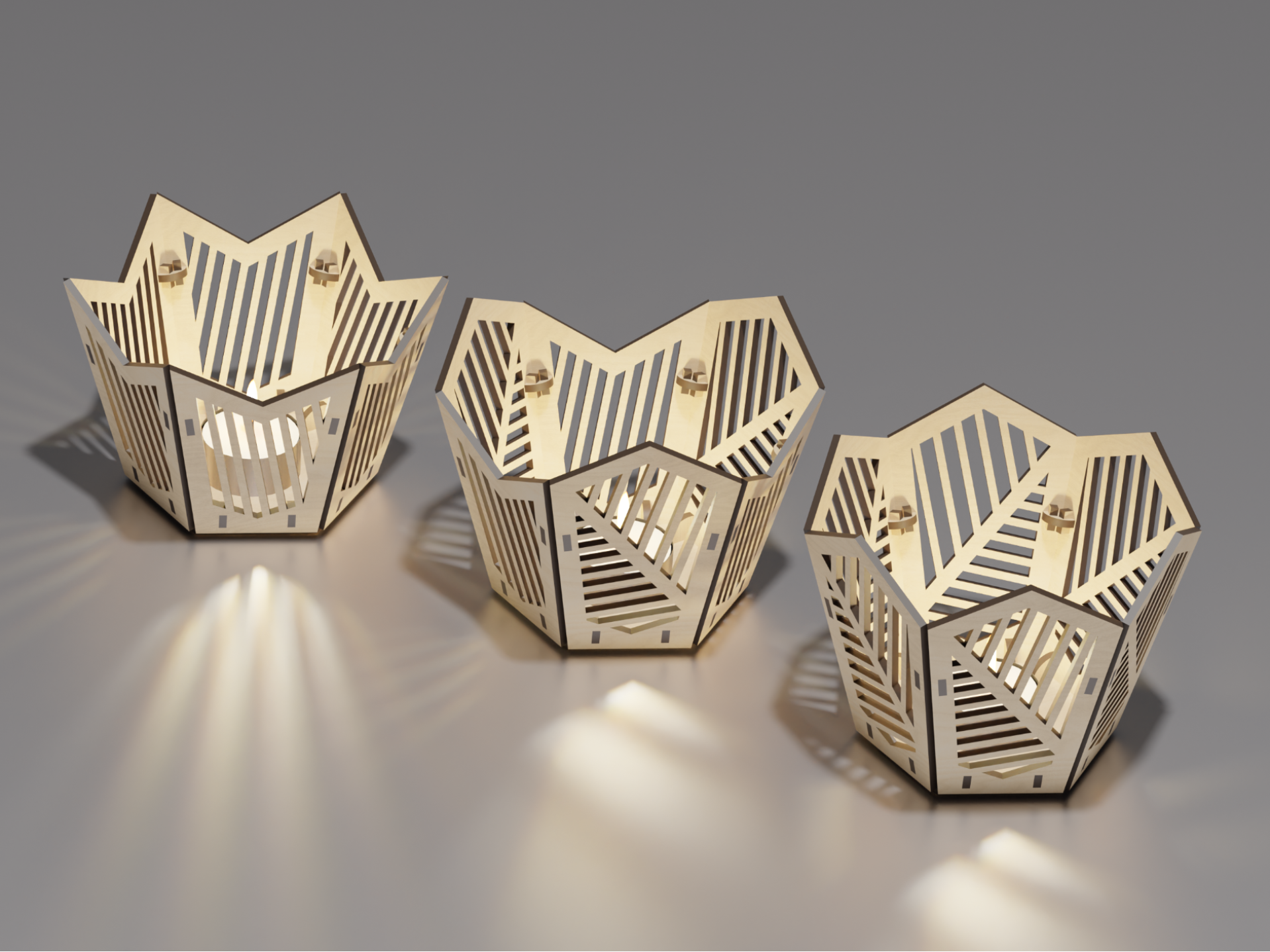 Modern tealight holder