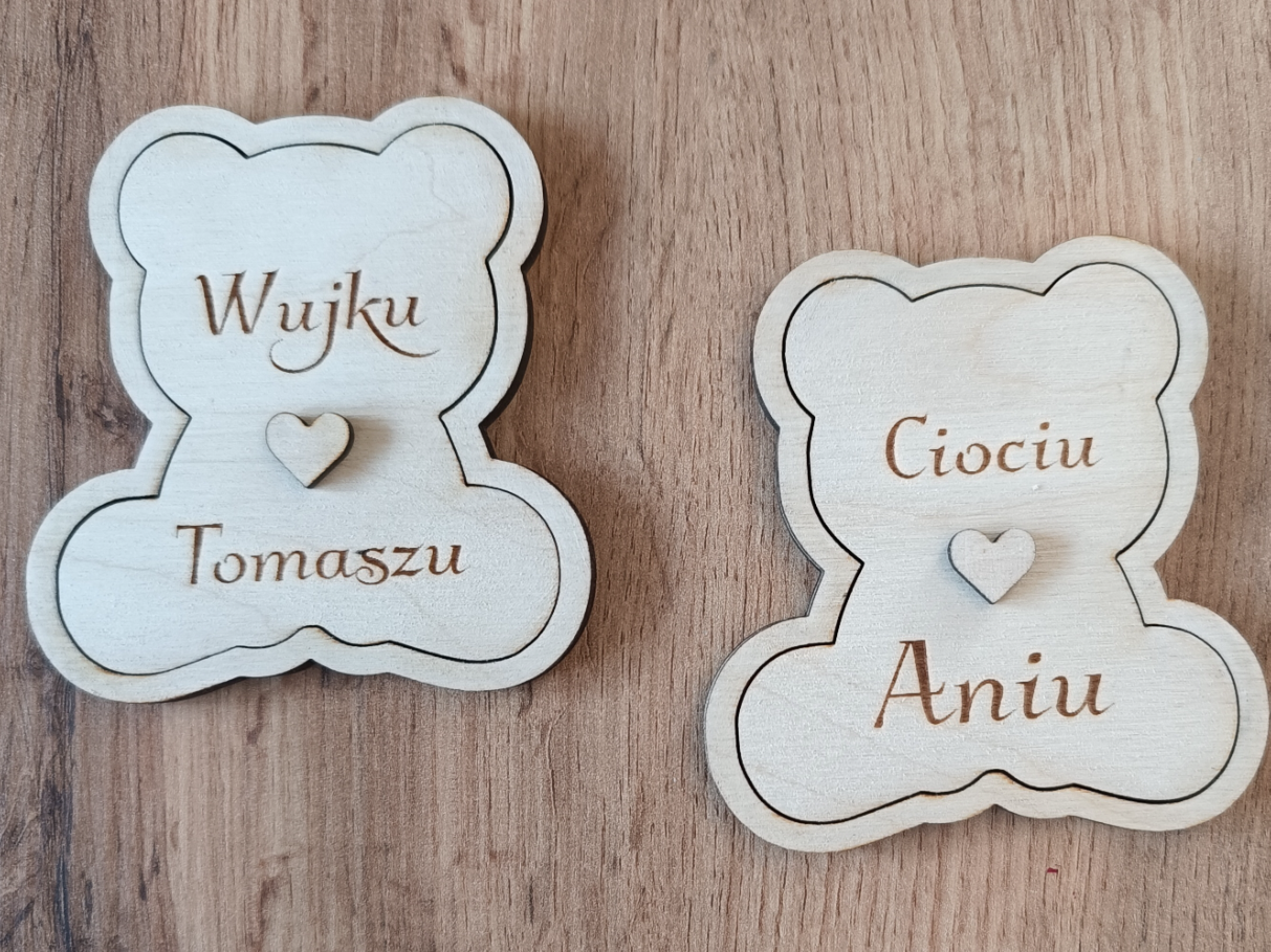 Wooden Bears with a Special Question