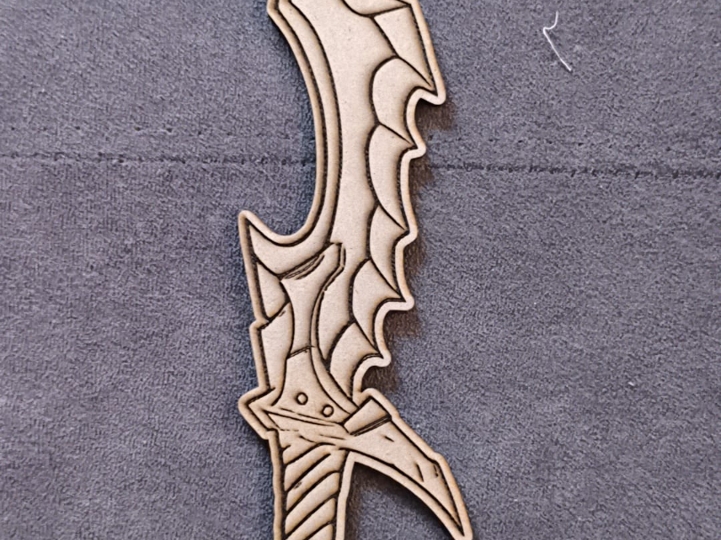 Espada solo leveling en madera