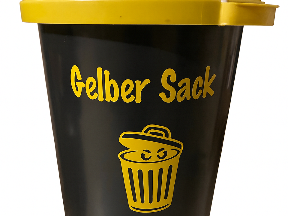 Gelber Sack Sticker